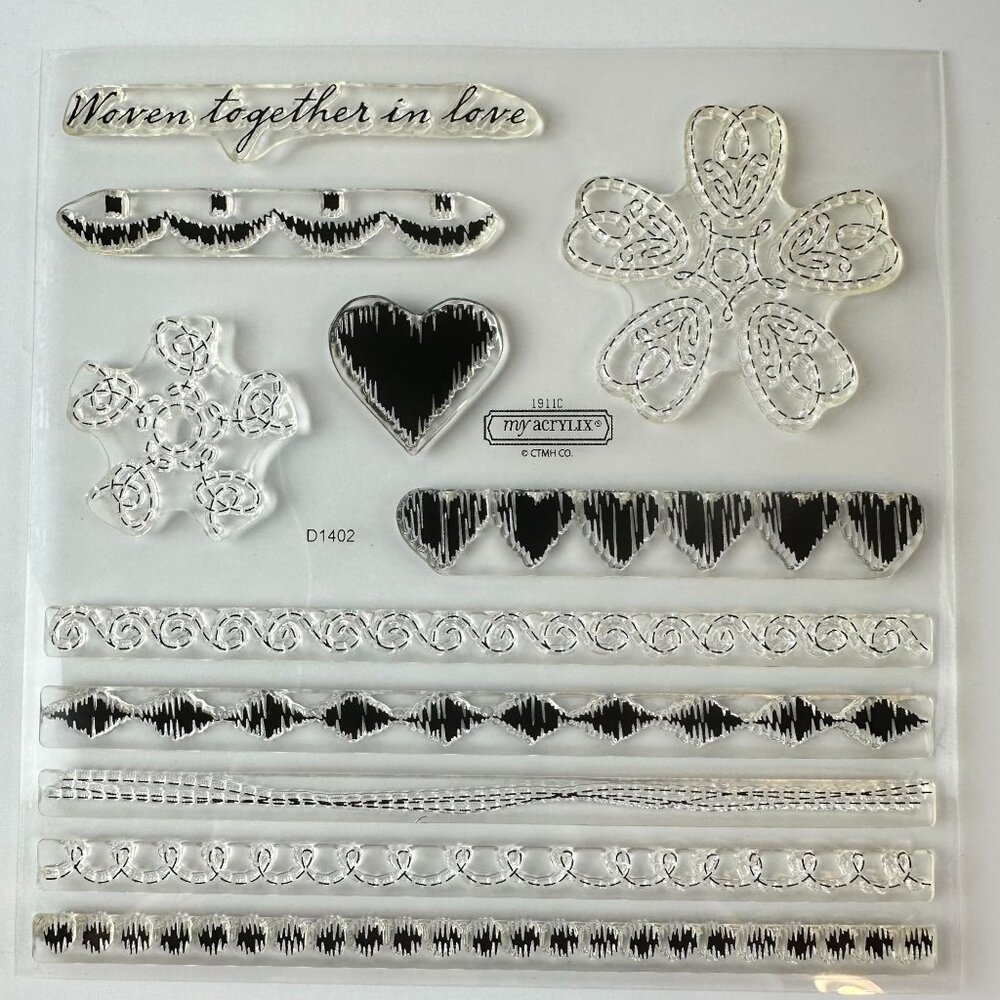 My Acrylix Premium Quality Decorative Stamps D1402 Togetherness